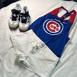 Nike Blue and Red Cubs Dri-Fit Tank